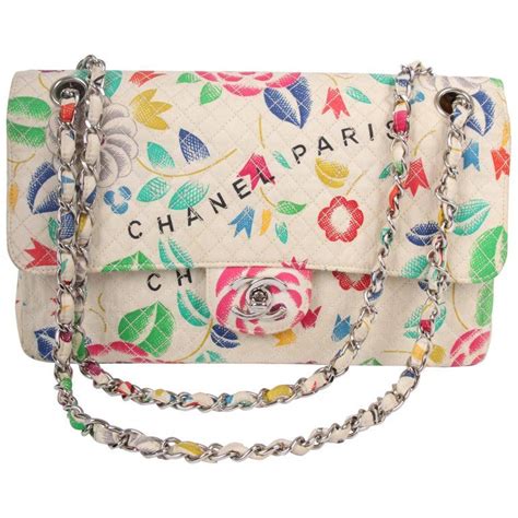 chanel floral bag|unique chanel bags.